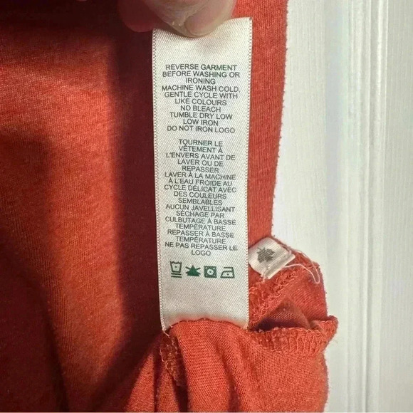 Roots T-Shirt Orange & Yellow Size Medium - Picture 10 of 16